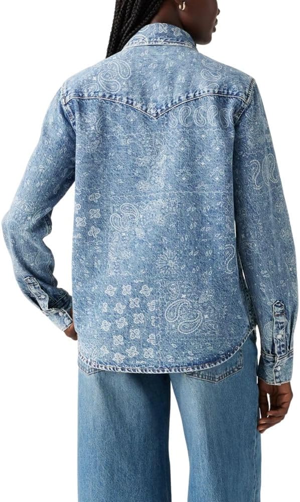 Emme Patchwork Bandana Indigo