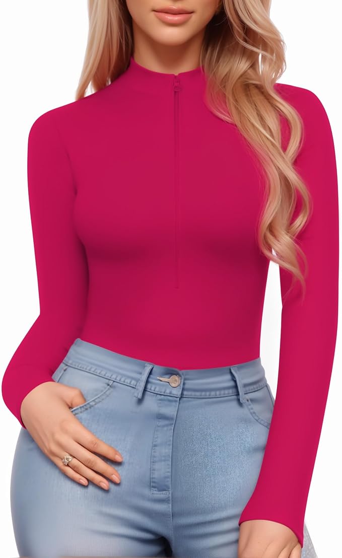 06-long Sleeve Rose Pink