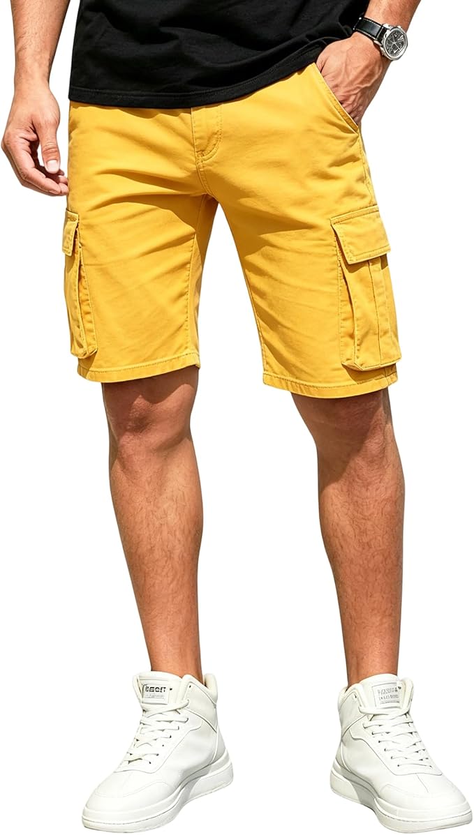 Yellow Flap Back Pocket
