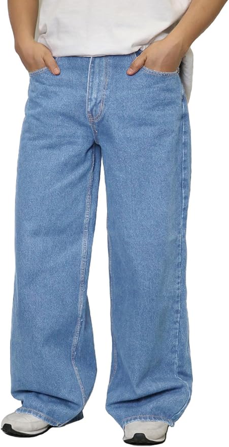 0620 Ultra Wide Leg Lt.blue