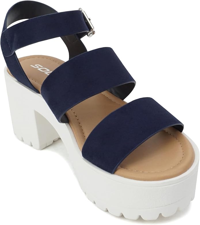 Navy Suede