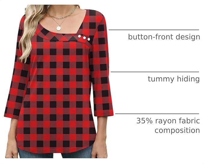 1-z-red Black Plaid