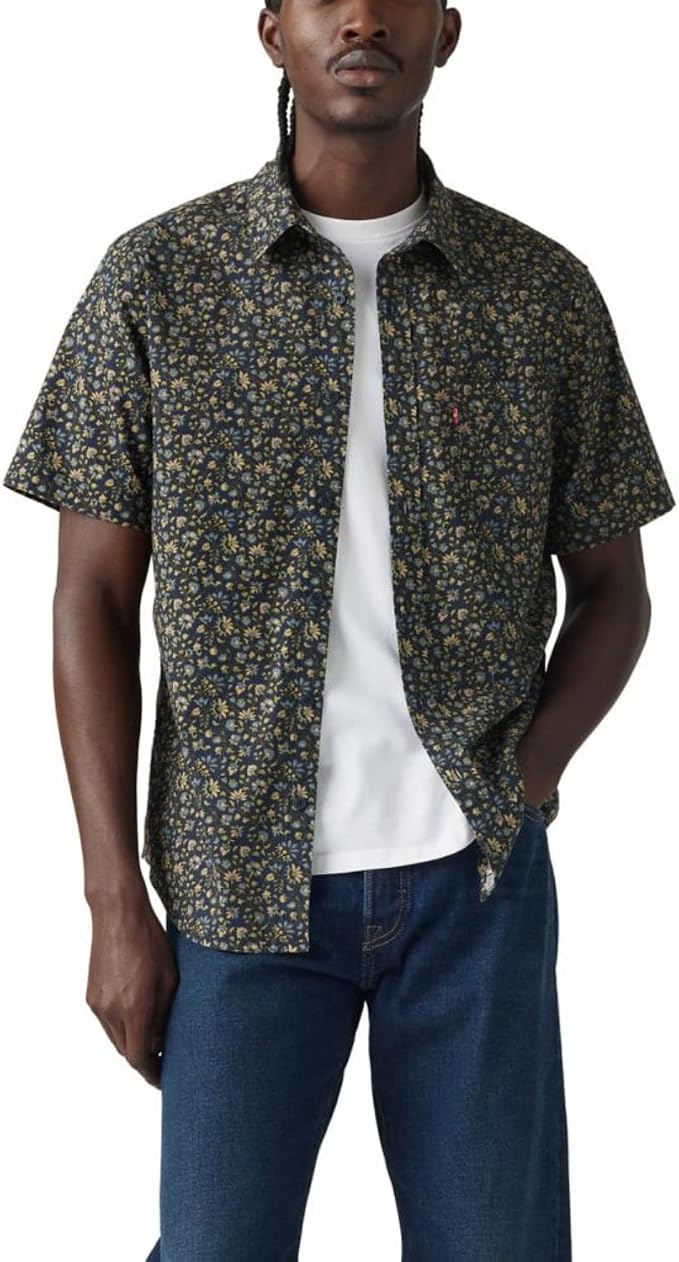 Lottie Floral Navy Blazer Stretch Poplin