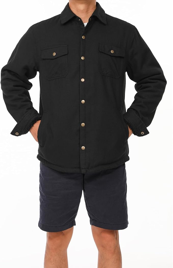 Sherpa Lined Solid Black