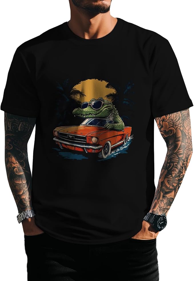 Black Car Crocodile