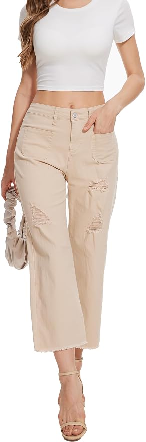 Ripped Khaki
