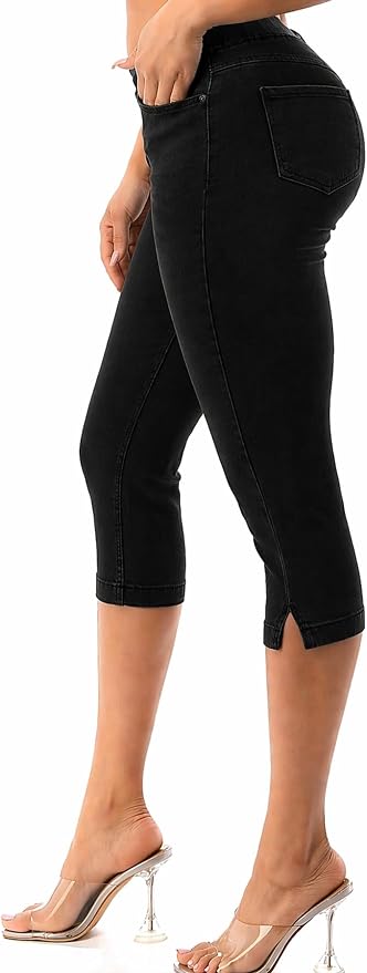 Capri-denim-black