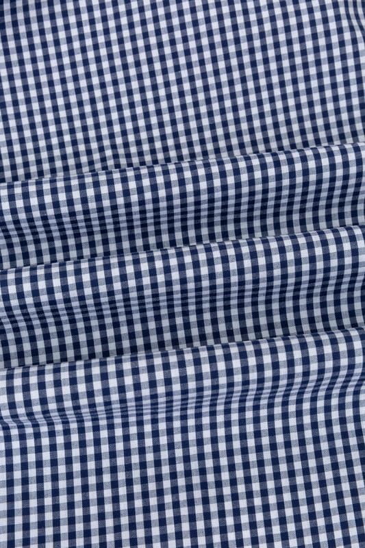 Navy White Check 430