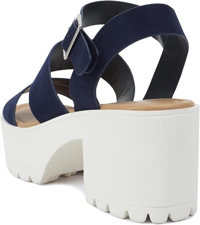 Navy Suede