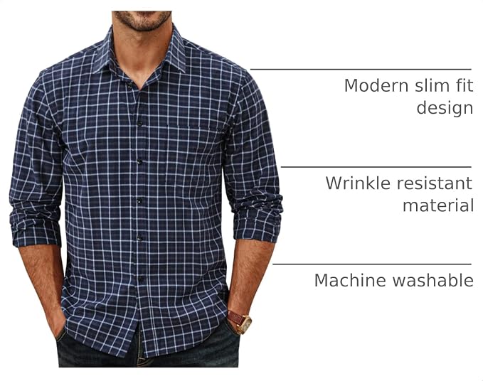 Navy Gingham