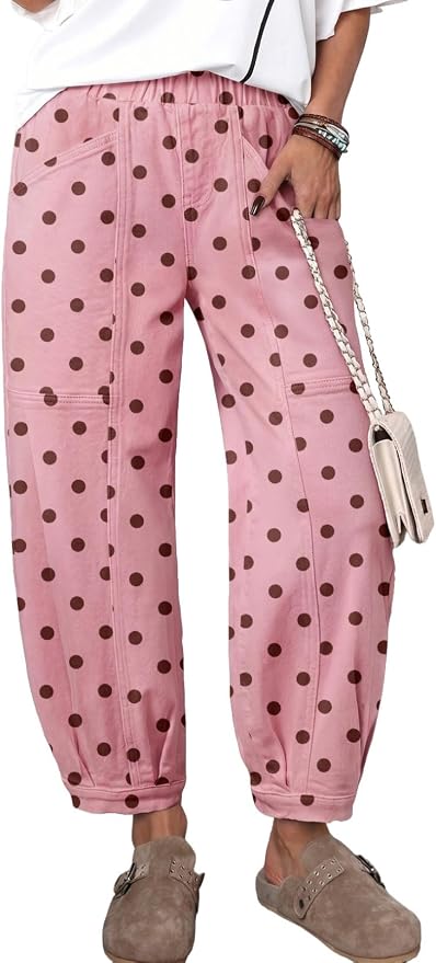 Pink Brown Dots