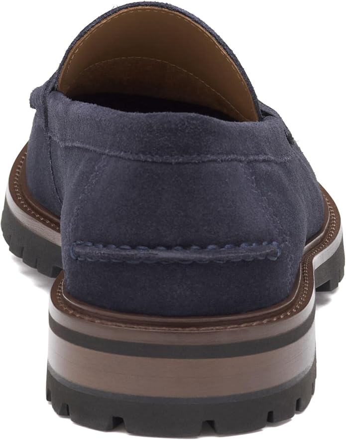 Navy Suede