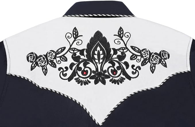 Navy Blue With Rhinestone