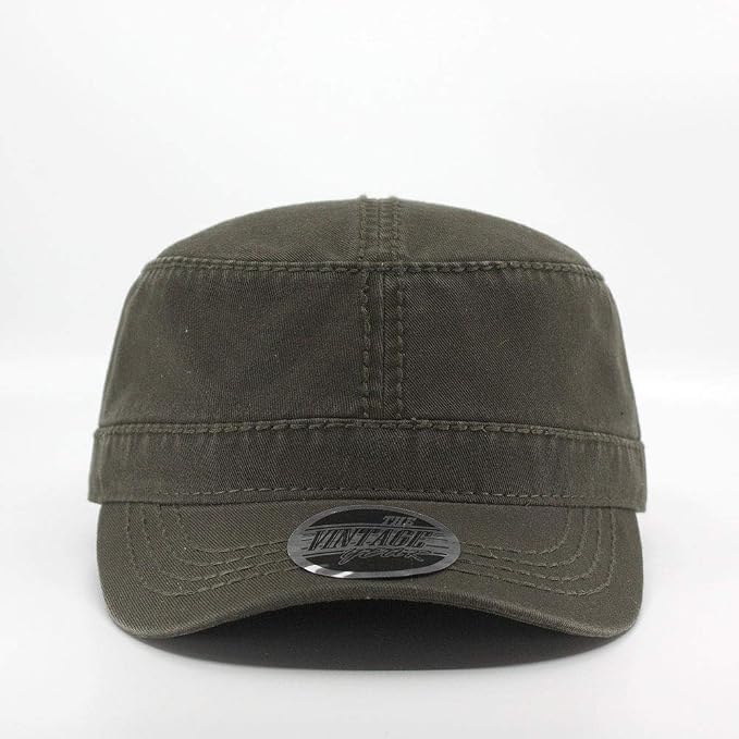 Dark Olive Green Heavy Stitching