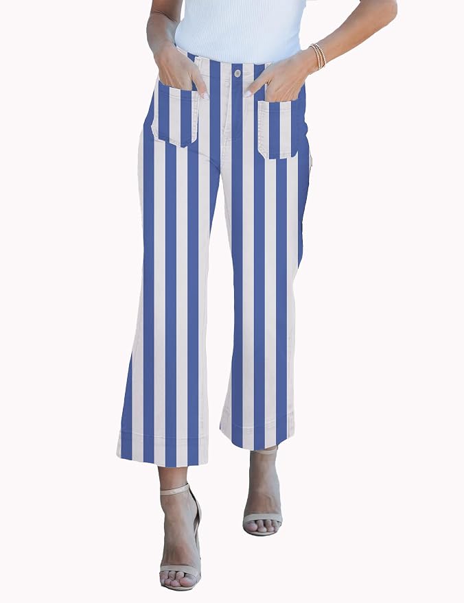Striped Sky Blue