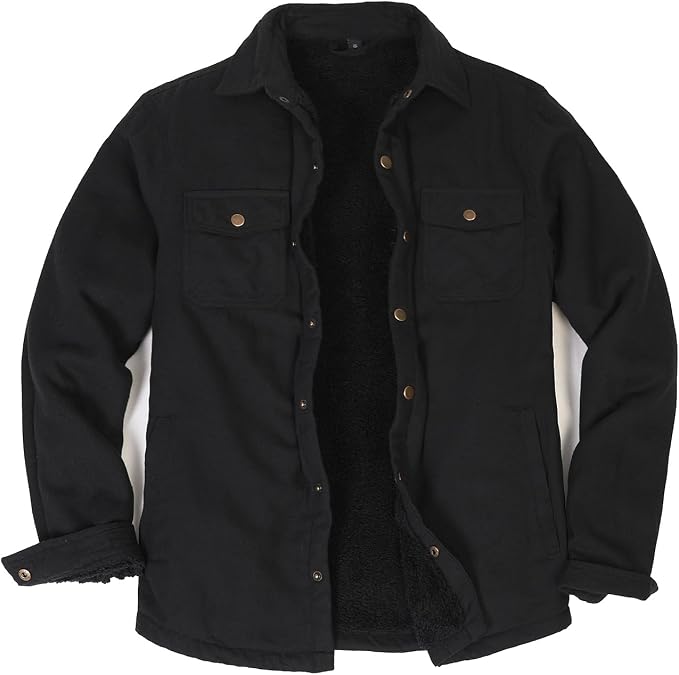 Sherpa Lined Solid Black