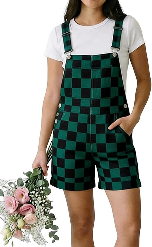 Black Green Checkered