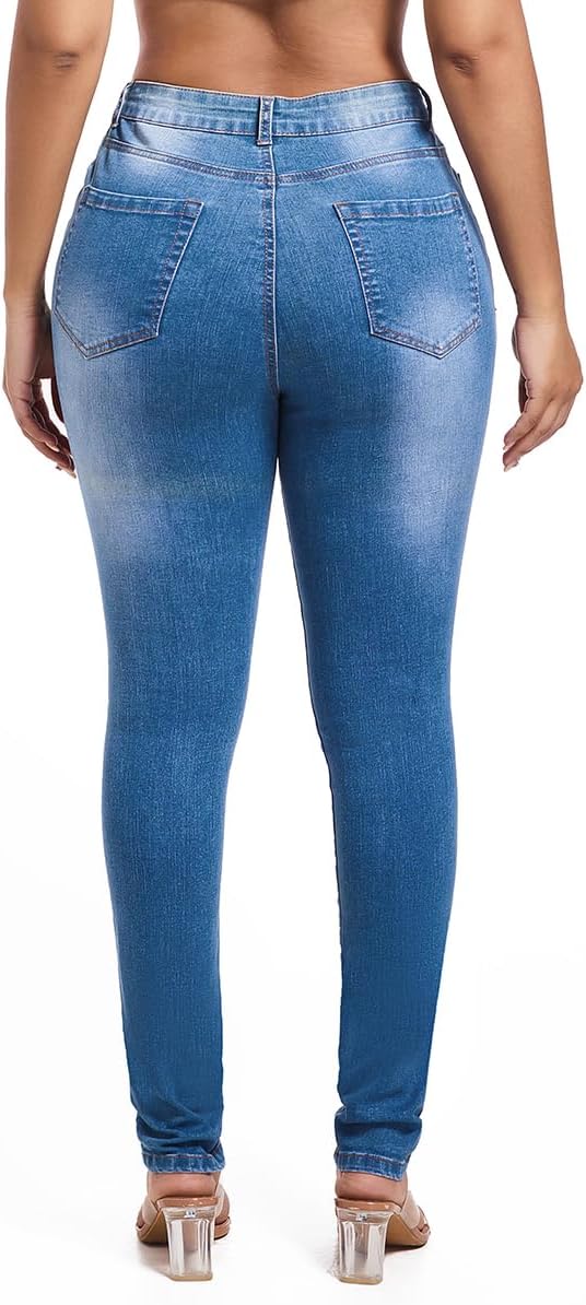 Ripped Light Blue