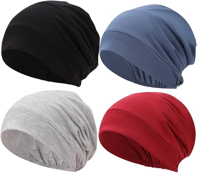 4 Pcs,black+denim Blue+light Gray+wine