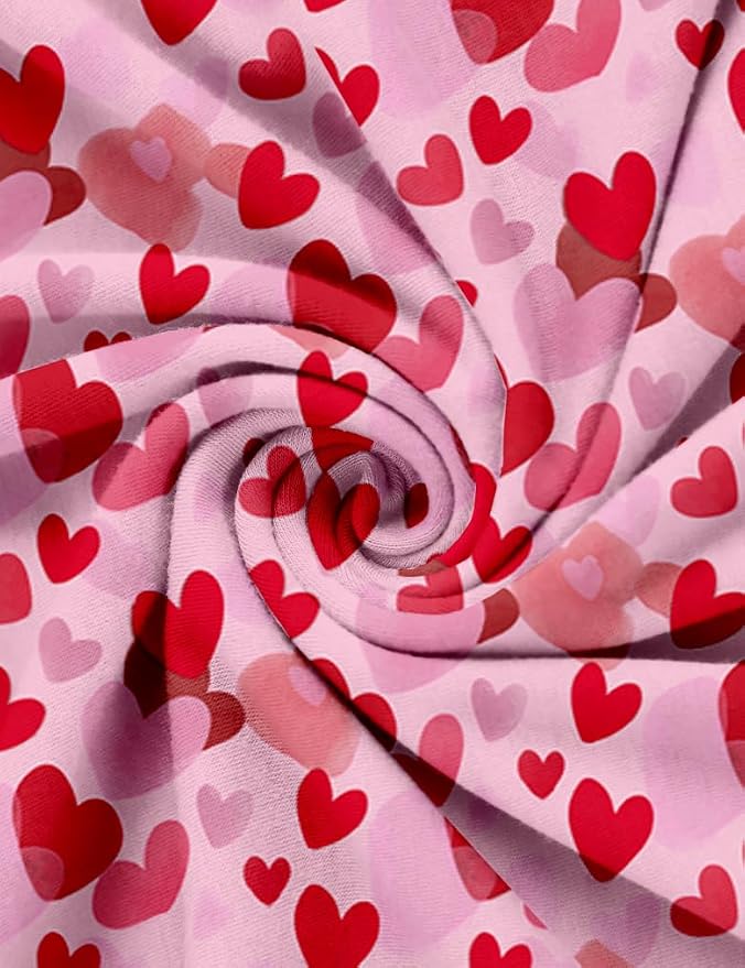 Z Pink Heart Print