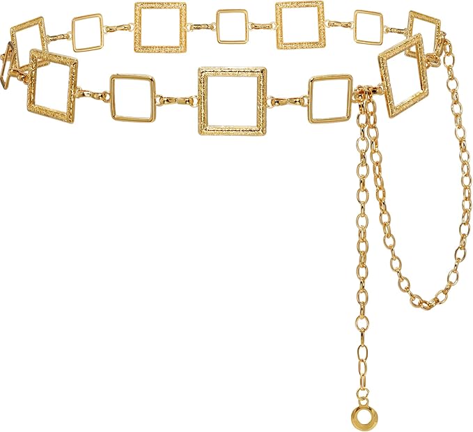 Large Small Squares Gold