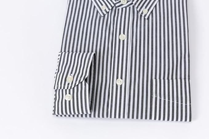 Black White Striped 424