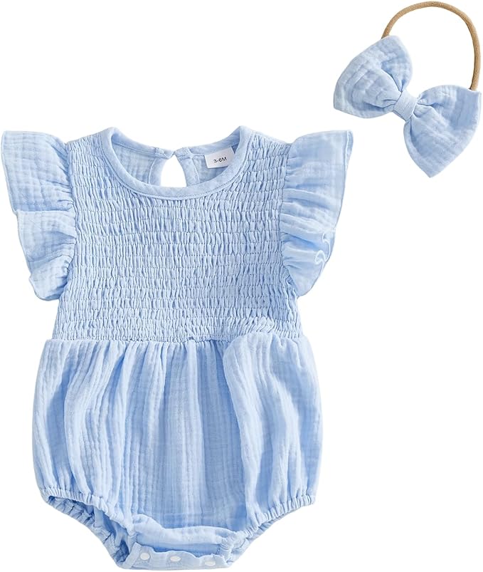 Smocked Blue