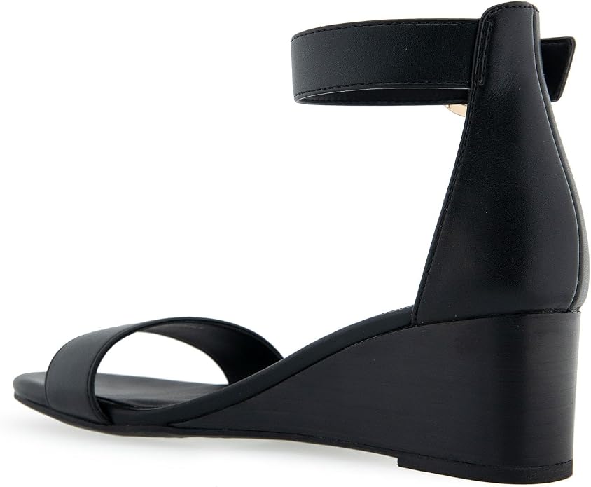 Black/Black Faux Leather