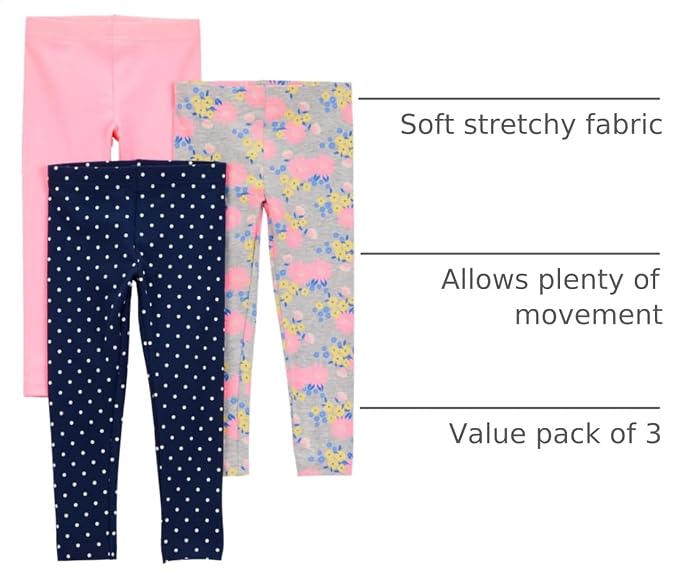 Grey Floral/Navy Dots/Pink