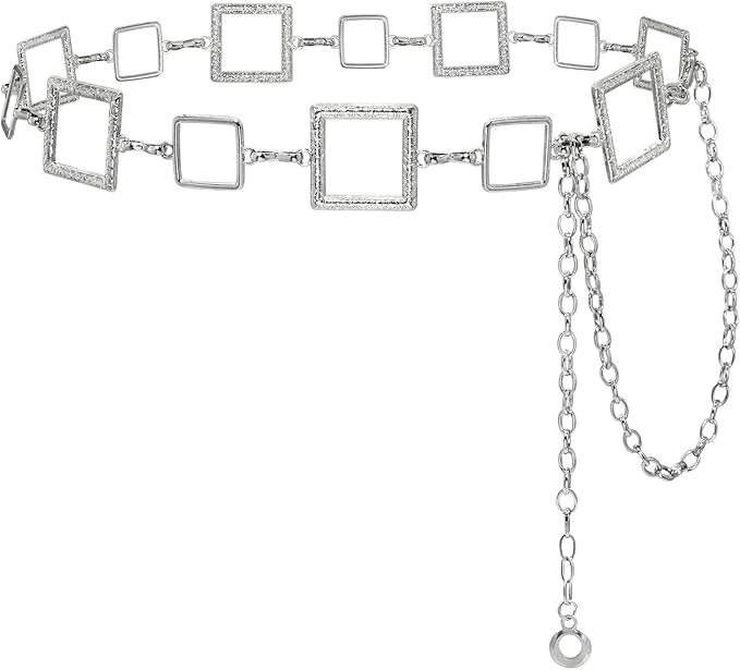 Large Small Squares Silver
