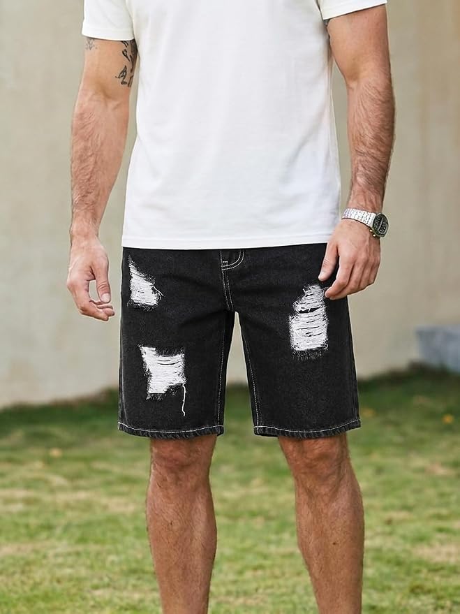 Dark Black Ripped