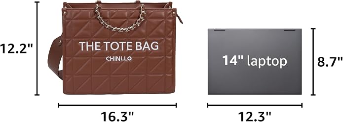 Brown-quilted
