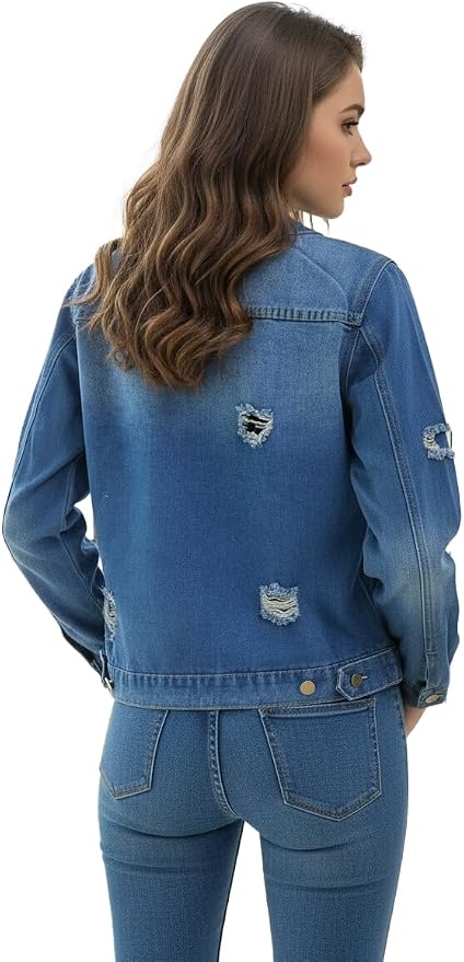 Blue Boyfriend Denim Jacket