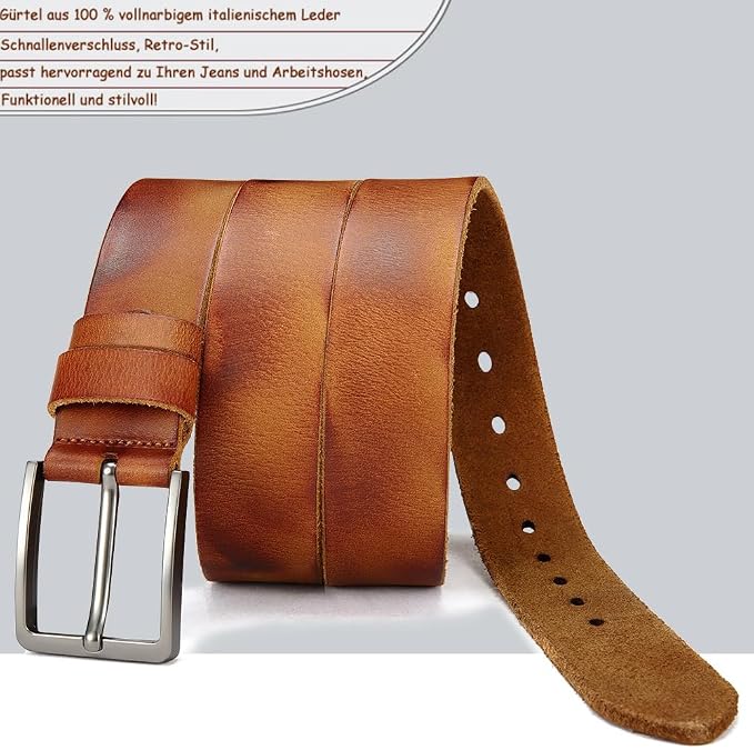 Full Grain Tan Belt