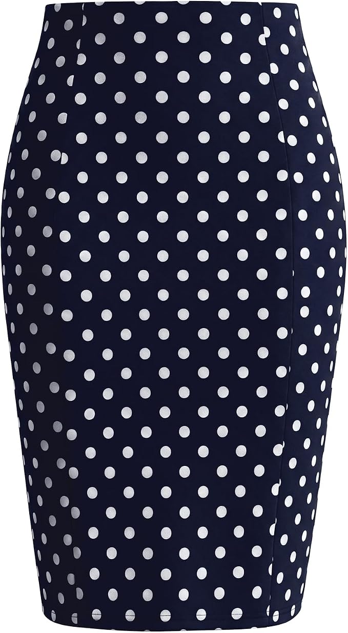 Navy Polka Dot