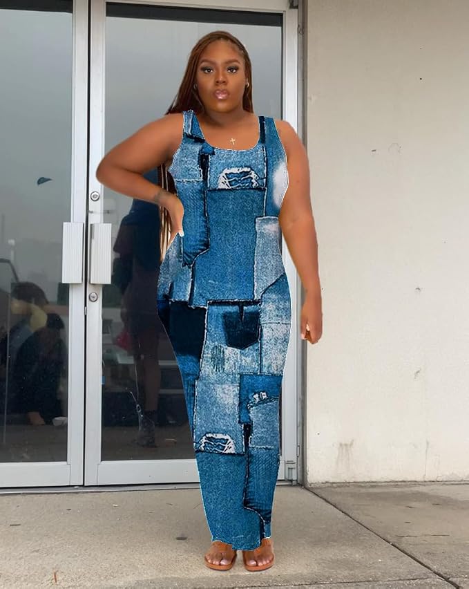 14-denim Print