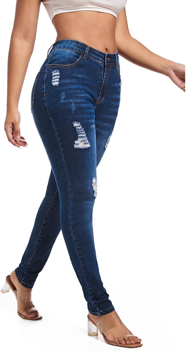 Ripped Navy Blue