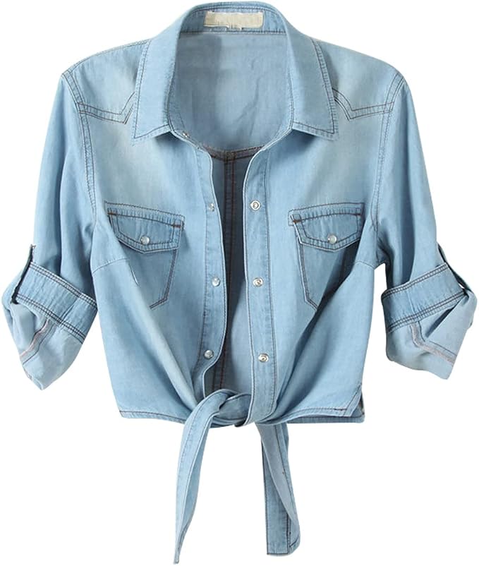 Light Blue 3/4 Sleeve