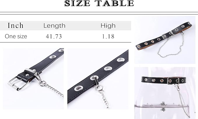 K-black+chain Belt