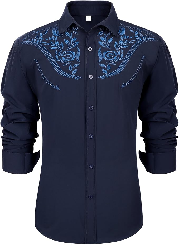 Navy Blue-navy Embroidery