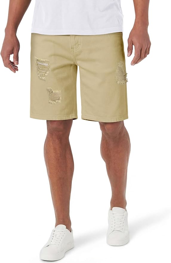 Khaki Ripped
