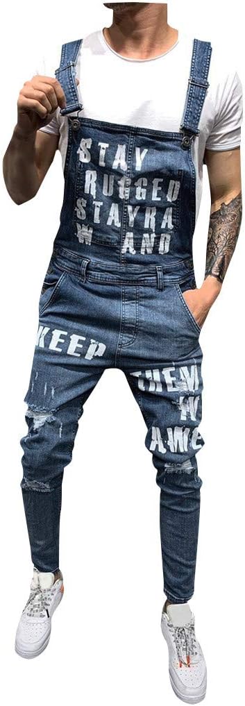 21#fahion Denim Overalls-blue