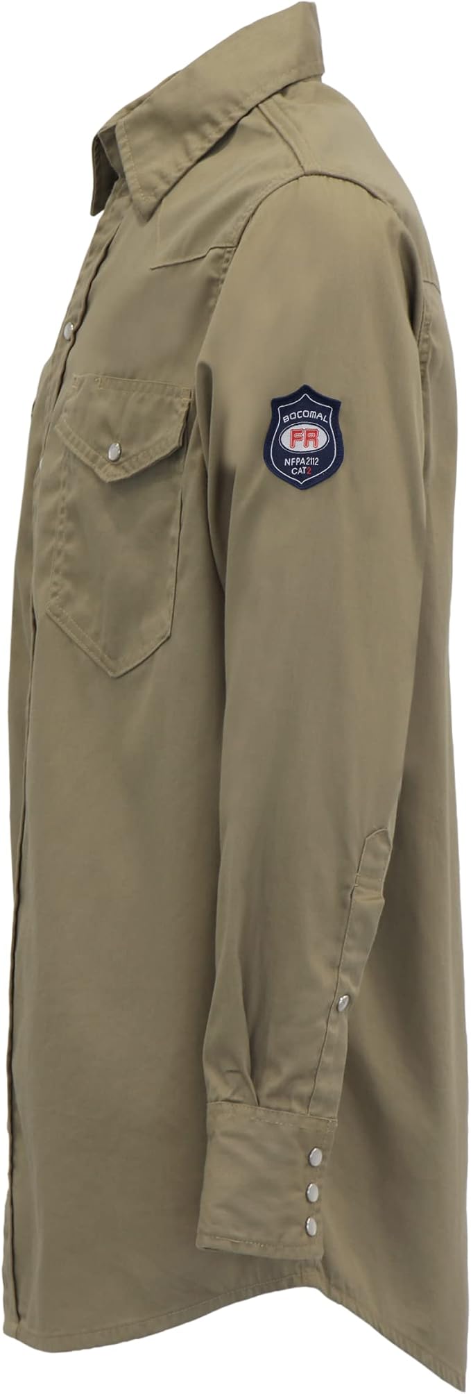 Pearl Snap Khaki