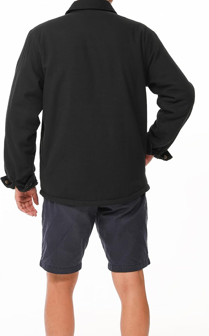 Sherpa Lined Solid Black