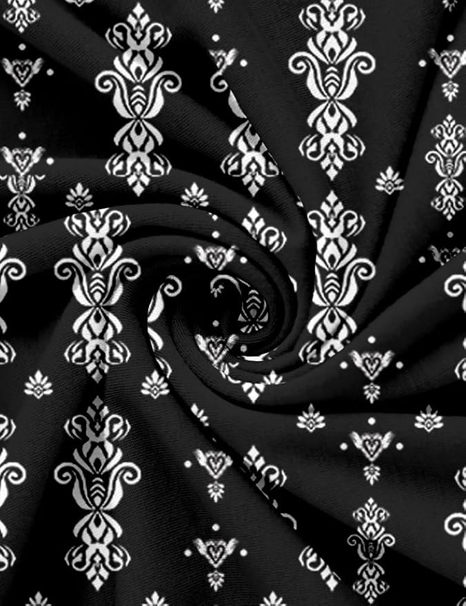 Z Boho Black Print