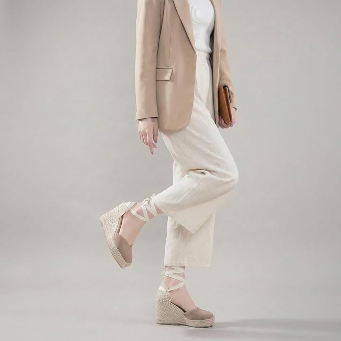Flesh-coloured Suede Platform-4\