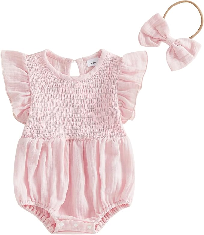 Smocked Light Pink