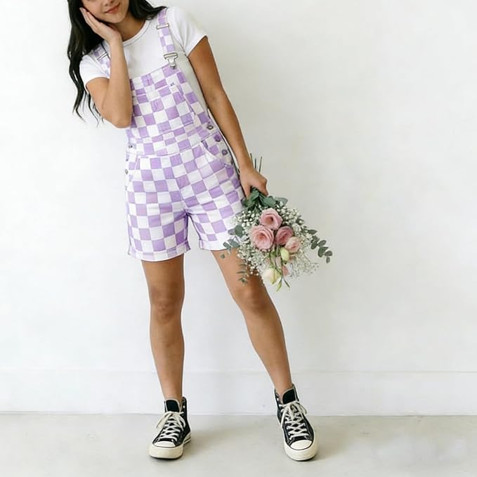 Purple Checkered