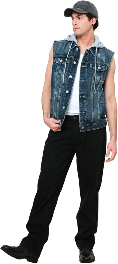Distressed Dark Indigo