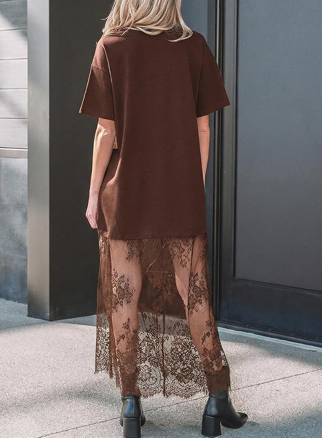 Brown Tshirt Dress
